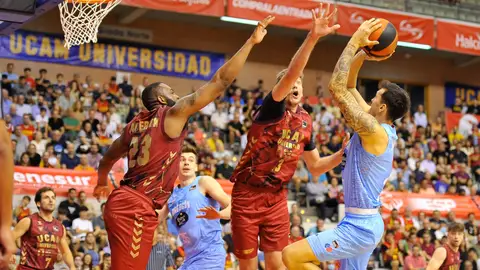 UCAM Murcia contra Río Breogán en el Palacio de los Deportes UCAM Murcia contra Río Breogán en el Palacio de los Deportes