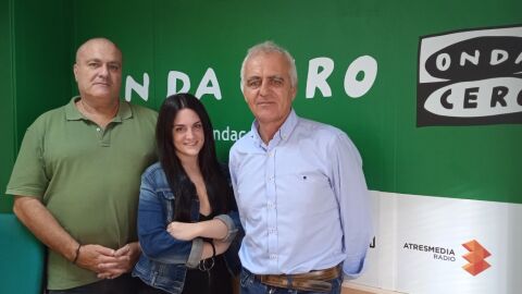 Alejandro Sarabia, Tamara ma&ntilde;as y Javier Puebla