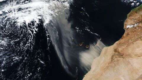 La calima transporta a Canarias isotopos en bajas concentraciones vinculados a Chernobil