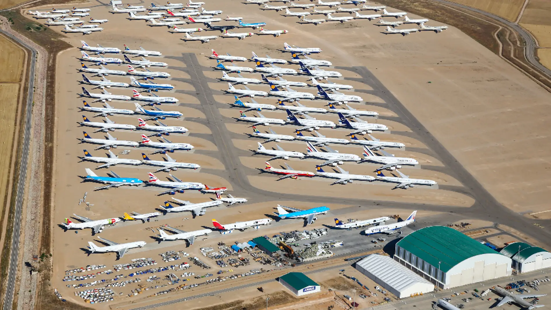 El aeropuerto de Teruel es clave para acoger la Agencia Espacial Española