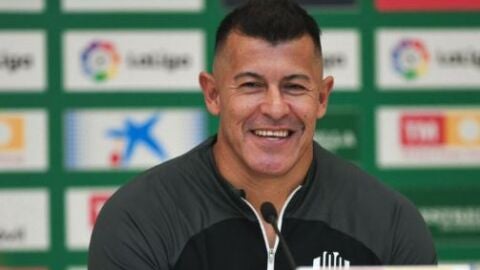Jorge Almirón, en su presentación como entrenador del Elche Jorge Almirón, en su presentación como entrenador del Elche