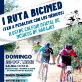 Cartel de la I Ruta Bicimed