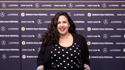 La actriz Laura Gal&aacute;n, en el photocall del Festival de Z&uuml;rich durante la presentaci&oacute;n de 'Cerdita'