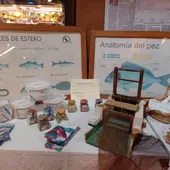 Parte del puesto que se ha instalado esta mañana en Chiclana Parte del puesto que se ha instalado esta mañana en Chiclana