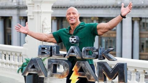 El actor Dwayne Johnson 'La Roca', en Madrid para presentar la pel&iacute;cula 'Black Adam'