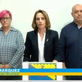 Ángela Notario, Luisa Márquez y Julián Díaz-Cano (De izquierda a derecha) Ángela Notario, Luisa Márquez y Julián Díaz-Cano (De izquierda a derecha)