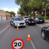 Un control de tráfico de la Policía Local de Ciudad Real Un control de tráfico de la Policía Local de Ciudad Real