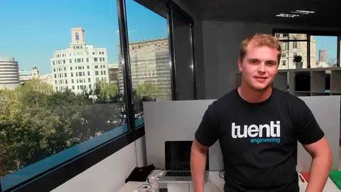 Imagen de archivo del fundador de la red social Tuenti, Zaryn Dentzel. Imagen de archivo del fundador de la red social Tuenti, Zaryn Dentzel.