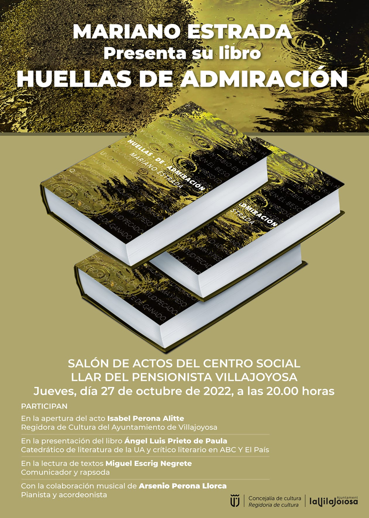 Mariano Estrada presenta su última obra Mariano Estrada presenta su última obra