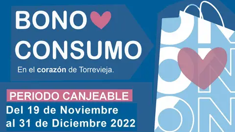 6ª Edición del bono consumo en Torrevieja del 19 noviembre al 31 de diciembre bono