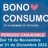6ª Edición del bono consumo en Torrevieja del 19 noviembre al 31 de diciembre 6ª Edición del bono consumo en Torrevieja del 19 noviembre al 31 de diciembre