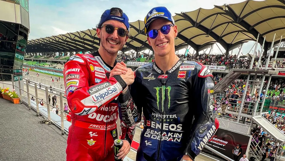 Bagnaia y Quartararo Bagnaia y Quartararo