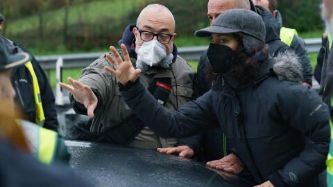 El director &Aacute;lex de la Iglesia, durante el rodaje de la pel&iacute;cula 'El cuarto pasajero'