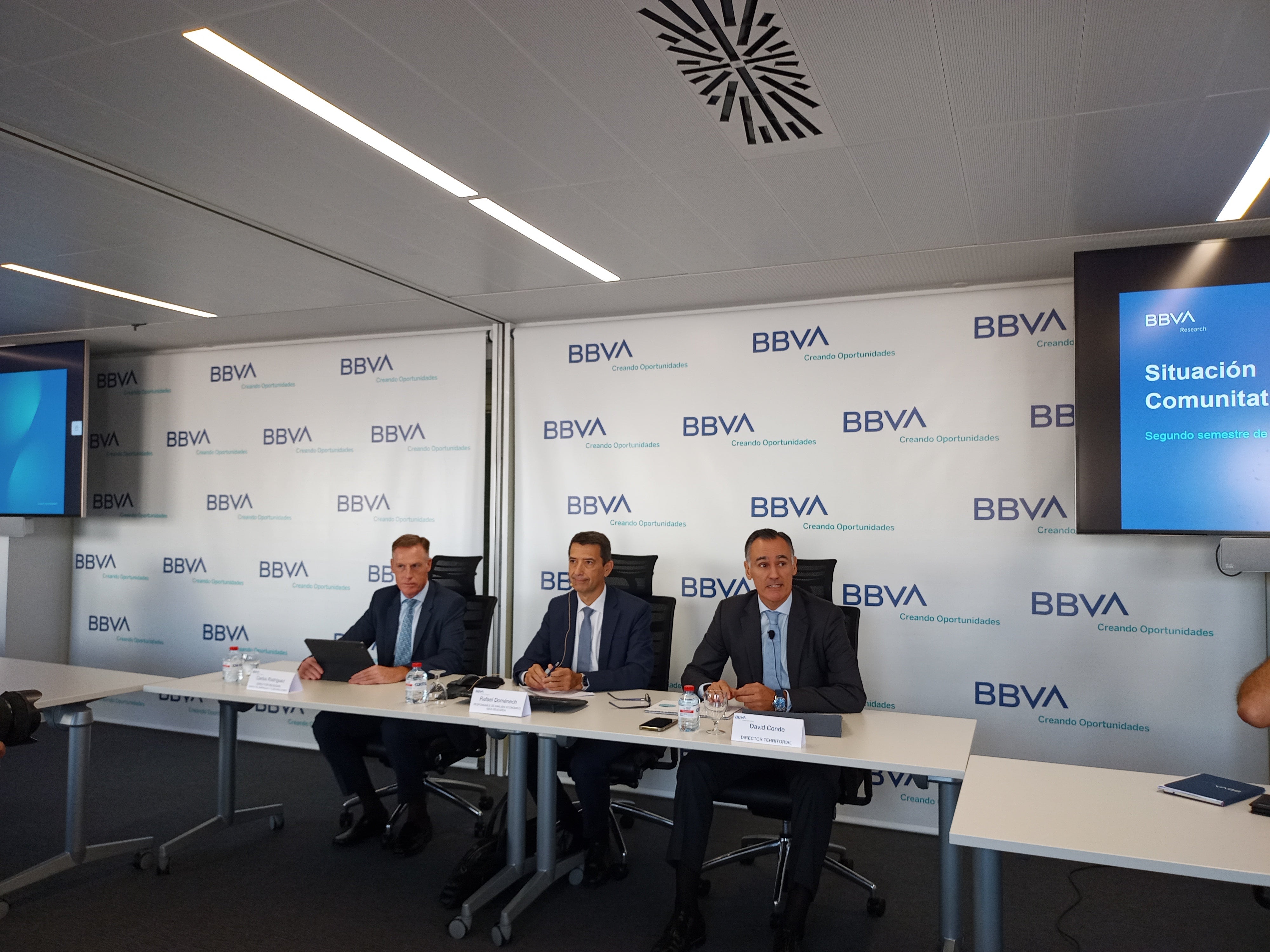 BBVA Research estima que el crecimiento económico de la Comunitat Valenciana será este año de un 4´3% BBVA Research estima que el crecimiento económico de la Comunitat Valenciana será este año de un 4´3%