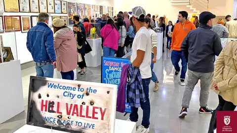 La Sala Rivas Briones de Vilagarcía acoge hasta el 20 de noviembre la "Expo ao futuro" Las exposiciones de Curtas Festival do Imaxinario son uno de los grandes atractivos del festival