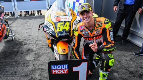 Fermín Aldeguer, piloto murciano de moto2 