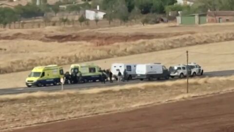Un hombre, ya abatido, mata a un policía y a un agricultor en un tiroteo en Villamayor de Calatrava, Ciudad Real