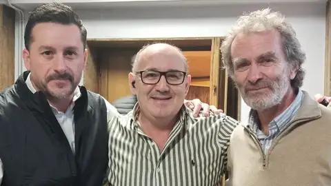 Fernando Simón con cargos de la UGT Fernando Simón con cargos de la UGT