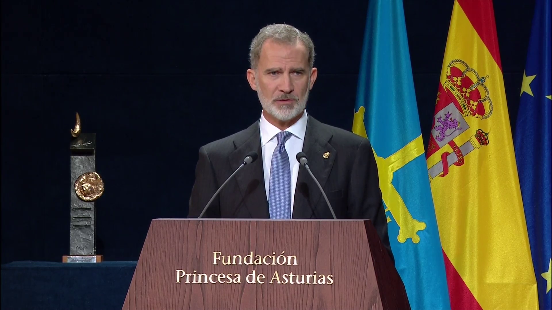 Vídeo completo del discurso del rey Felipe VI en los Premios Princesa de Asturias 2022 Vídeo completo del discurso del rey Felipe VI en los Premios Princesa de Asturias 2022
