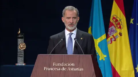 Vídeo completo del discurso del rey Felipe VI en los Premios Princesa de Asturias 2022 Vídeo completo del discurso del rey Felipe VI en los Premios Princesa de Asturias 2022