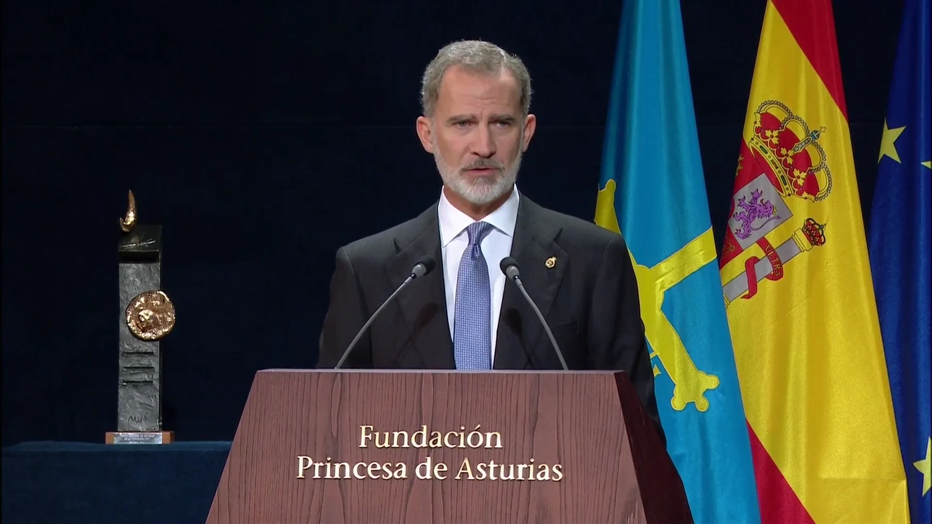 Vídeo completo del discurso del rey Felipe VI en los Premios Princesa de Asturias 2022 Vídeo completo del discurso del rey Felipe VI en los Premios Princesa de Asturias 2022
