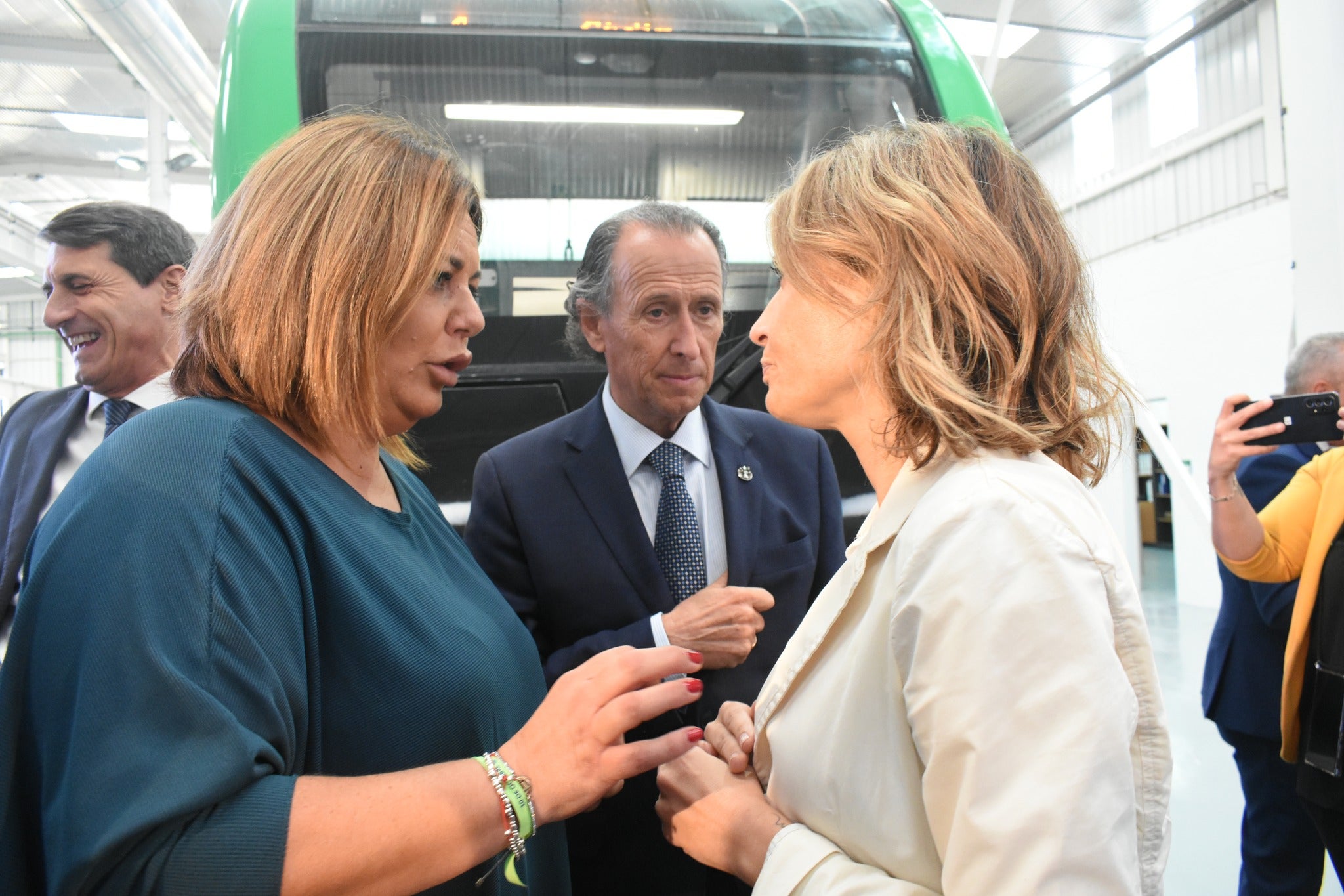La pasarela, el segundo tramo del tranvía y la depuradora: las reivindicaciones de Amaya durante el acto del TramBahía La pasarela, el segundo tramo del tranvía y la depuradora: las reivindicaciones de Amaya durante el acto del TramBahía