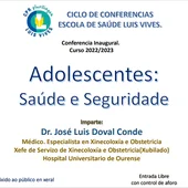 O doctor José Luis Doval no ciclo de conferencias Escola de Saúde Luis Vives O doctor José Luis Doval no ciclo de conferencias Escola de Saúde Luis Vives