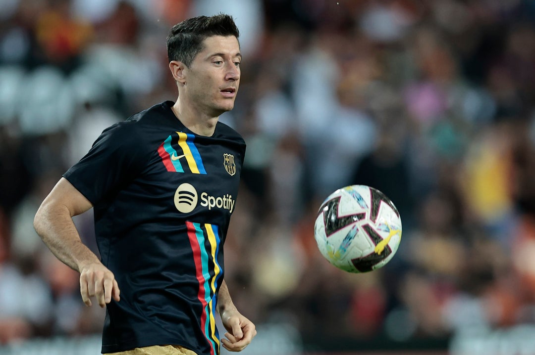 Xavi da descanso a Lewandowski Xavi da descanso a Lewandowski