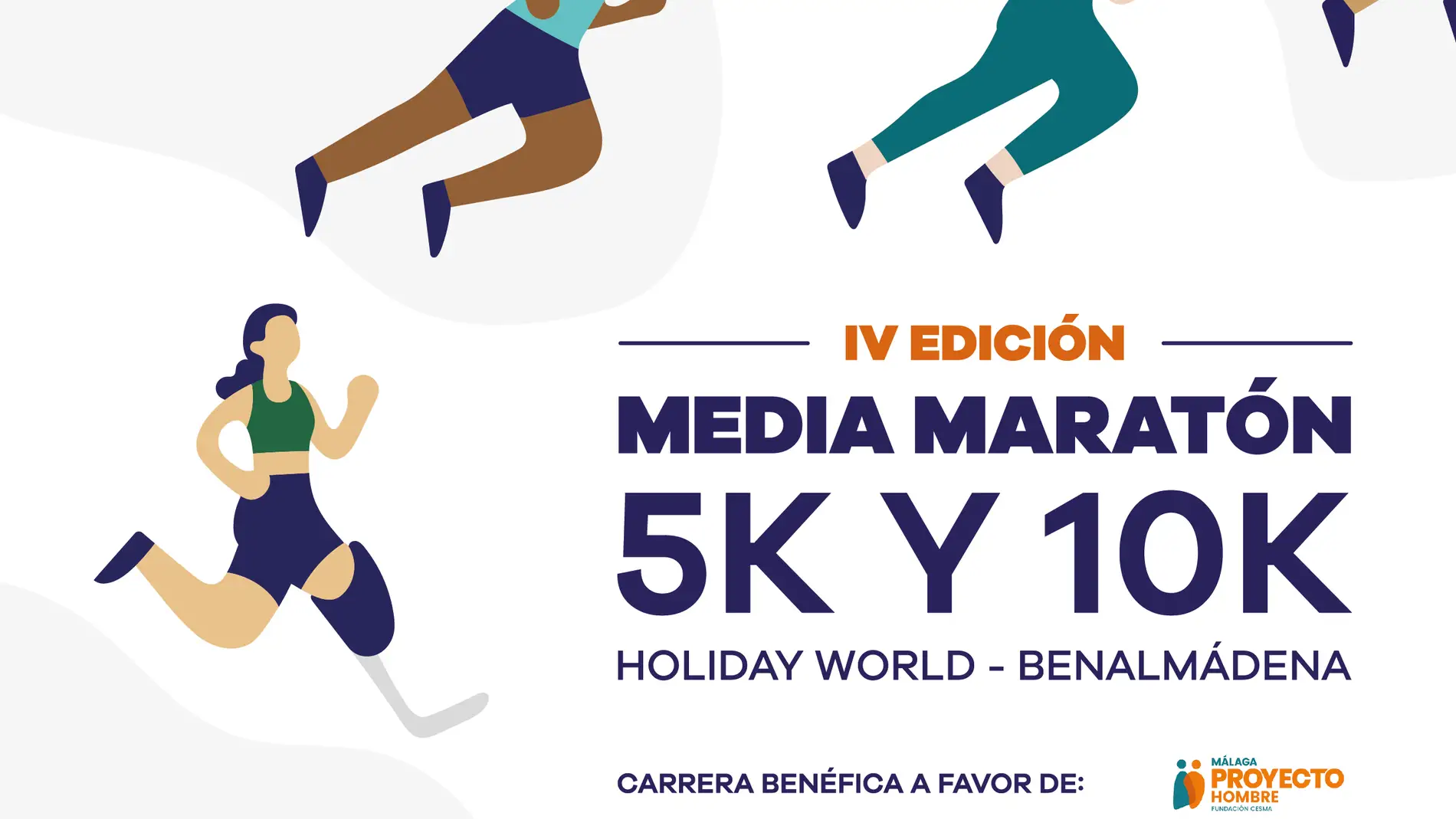 Aja desinfectante Año La IV Media Maratón 5K y 10K Holiday World Benalmádena a beneficio de  Proyecto Hombre espera superar por tercer año consecutivo el número de  inscripciones | Onda Cero Radio