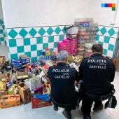 La Policía Local de Castelló se incauta en un comercio de cientos de alimentos caducados