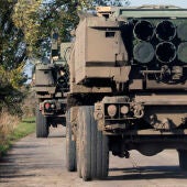Sistemas de Cohetes de Artillería de Alta Movilidad (HIMARS) utilizados por las fuerzas ucranianas en Jersón.