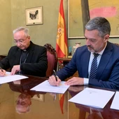 El obispo de Cádiz y el alcalde de Rota El obispo de Cádiz y el alcalde de Rota