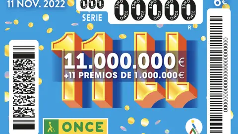 Cuánto dinero toca en el sorteo del 11 del 11 de la ONCE Cuánto dinero toca en el sorteo del 11 del 11 de la ONCE