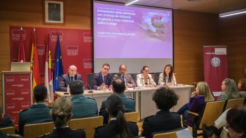 Acto de inauguración de la jornada en la Facultad de Medicina de Ciudad Real