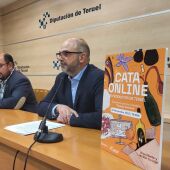 Presentación de la cata online en la Diputación de Teruel