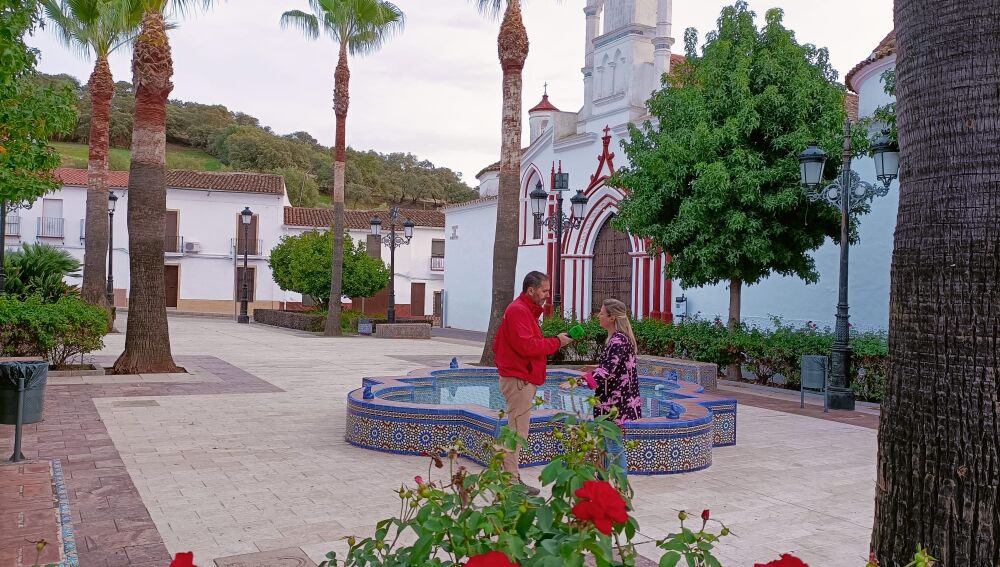 La Plaza de los Mineros es uno de los espacios más emblemáticos de la localidad.