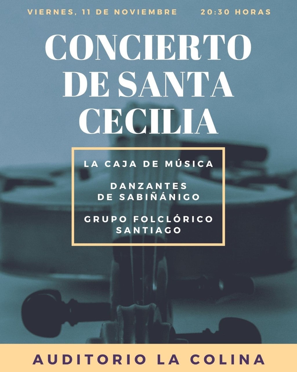 Sabiñánigo celebrará Santa Cecilia con dos conciertos Sabiñánigo celebrará Santa Cecilia con dos conciertos