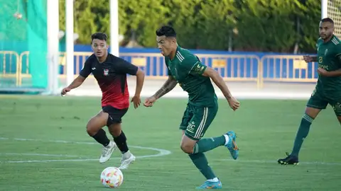 Miku, jugador del Real Murcia, contra La Nucía Miku, jugador del Real Murcia, contra La Nucía