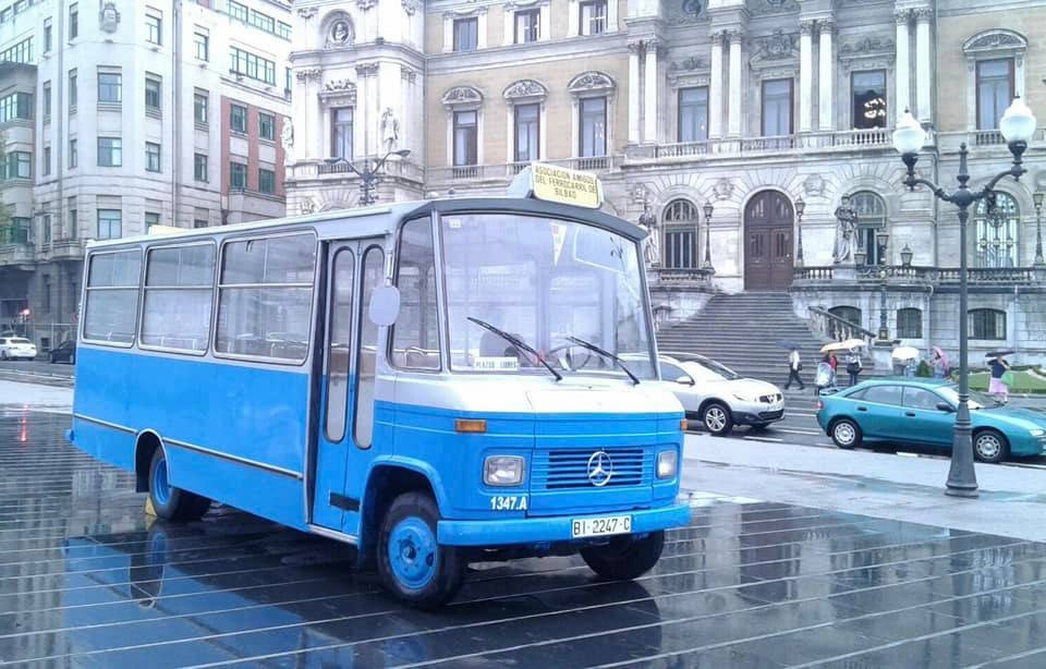El "azulito" el histórico microbús bilbaíno cumple 50 años El "azulito" el histórico microbús bilbaíno cumple 50 años