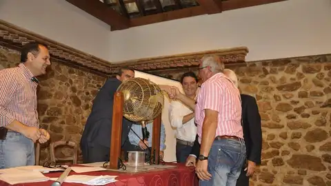 Uno de los sorteos de las Hazas de Suerte, en 2015 Uno de los sorteos de las Hazas de Suerte, en 2015