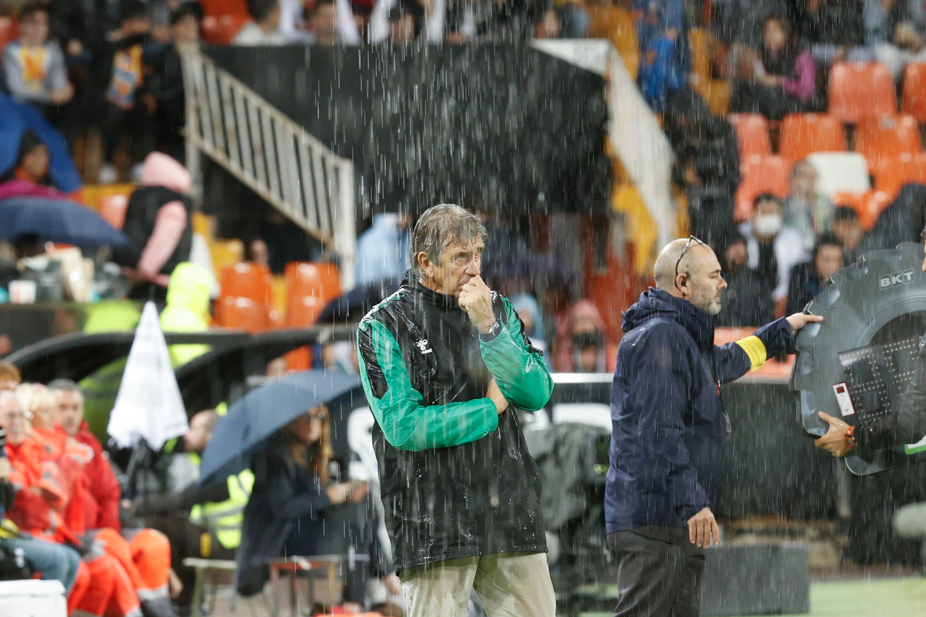 Pellegrini: “Me pareció un partido muy parejo hasta la expulsión de Edgar" Pellegrini: “Me pareció un partido muy parejo hasta la expulsión de Edgar"