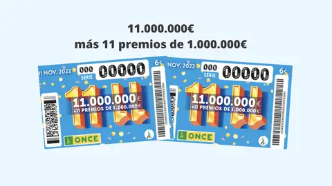 11 del 11 de la ONCE Comprueba aquí el resultado del sorteo del 11 del 11 de la ONCE: lista de premios y cupón ganador