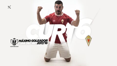 V&iacute;ctor Curto, pichichi de la copa del rey 2017-2018