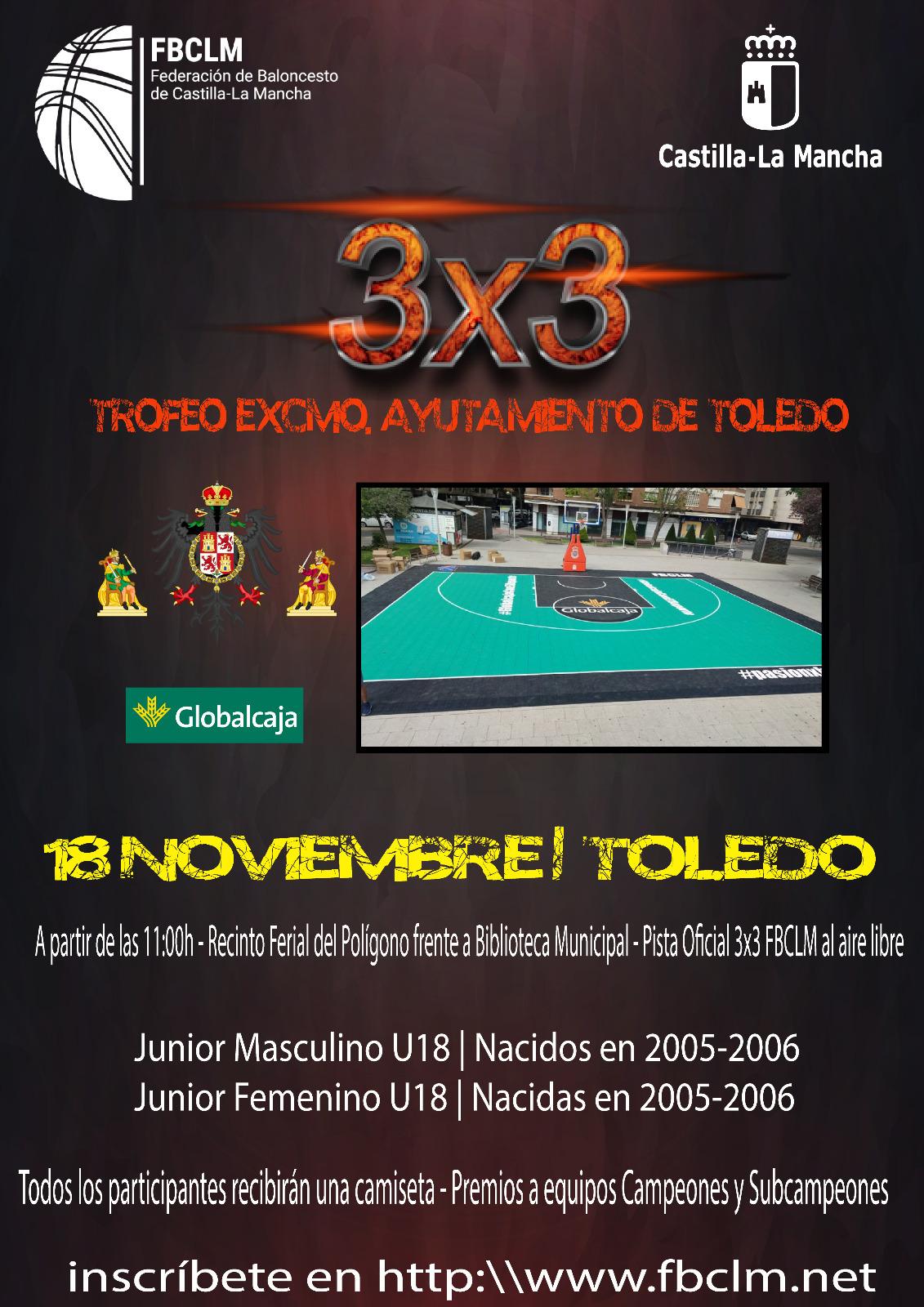 Toledo saca el baloncesto a la calle el próximo 18 de noviembre Toledo saca el baloncesto a la calle el próximo 18 de noviembre