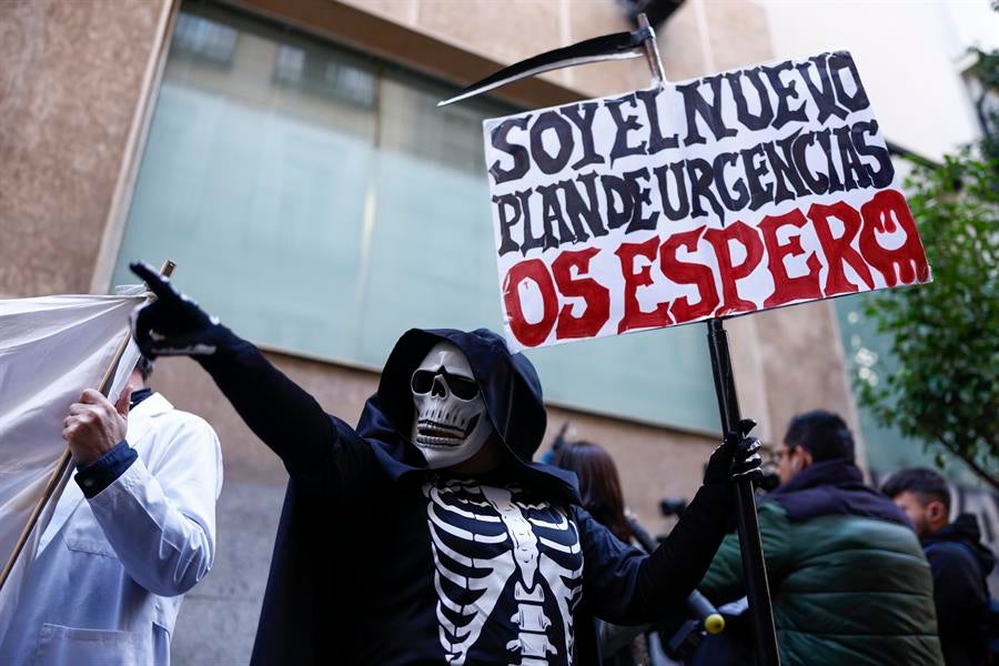 Horario y recorrido de la manifestación de sanitarios en Madrid el domingo 13 de noviembre Horario y recorrido de la manifestación de sanitarios en Madrid el domingo 13 de noviembre