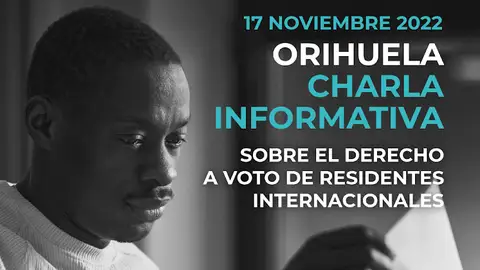 La Concejalía de Inmigración y Participación Ciudadana organiza una charla informativa sobre el voto charla