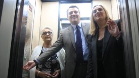 Puesta en funcionamiento de ascensores en el Santuario