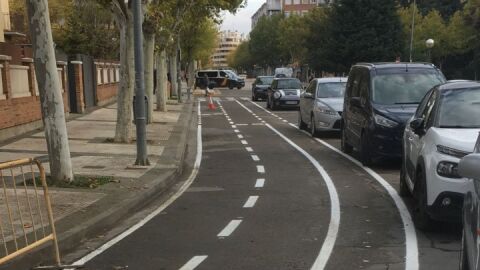 Nuevo carril bici en Santo Cristo de los Milagros