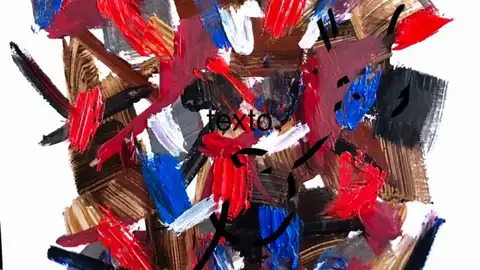 Una de las obras expuestas en Seúl. Una de las obras expuestas en Seúl.