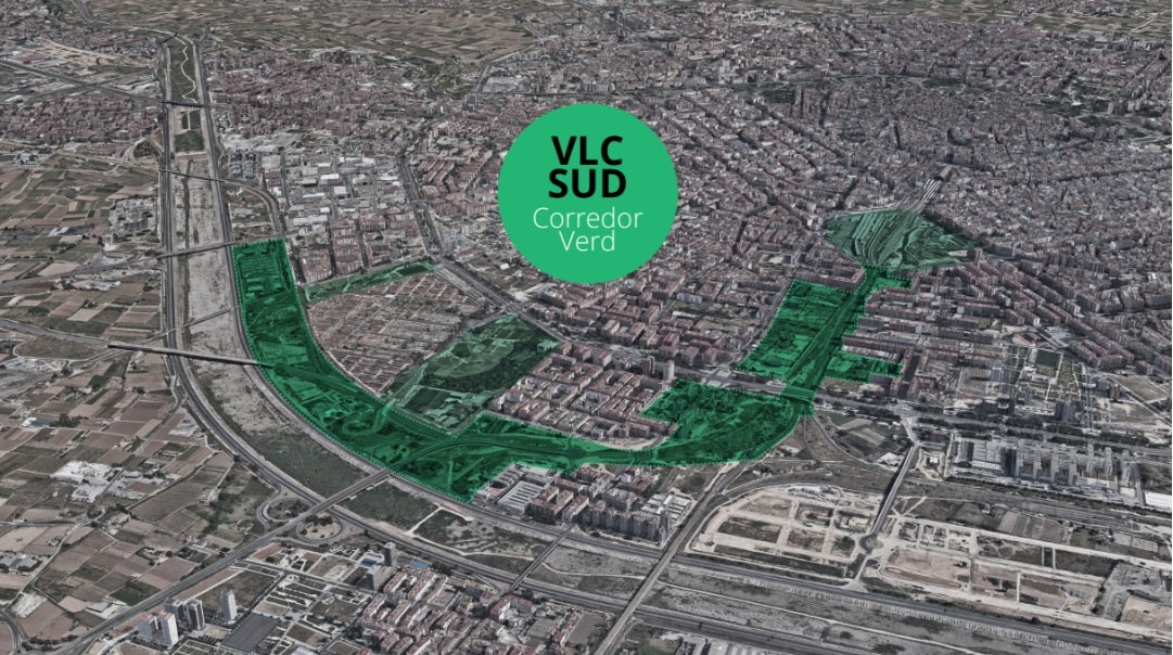 El Ayuntamiento lanza el concurso para diseñar el Corredor Verde entre el Parque Central y Vara de Quart El Ayuntamiento lanza el concurso para diseñar el Corredor Verde entre el Parque Central y Vara de Quart